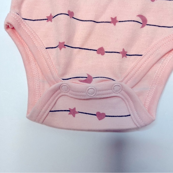 Swiggles Baby Girl Pink Snuggle Princess One Piece with Snaps Size 3 - 6 M NEW! - Picture 5 of 8